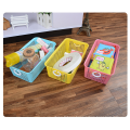 Multipurpose eco-friendly plastic kitchen basket storage with handle